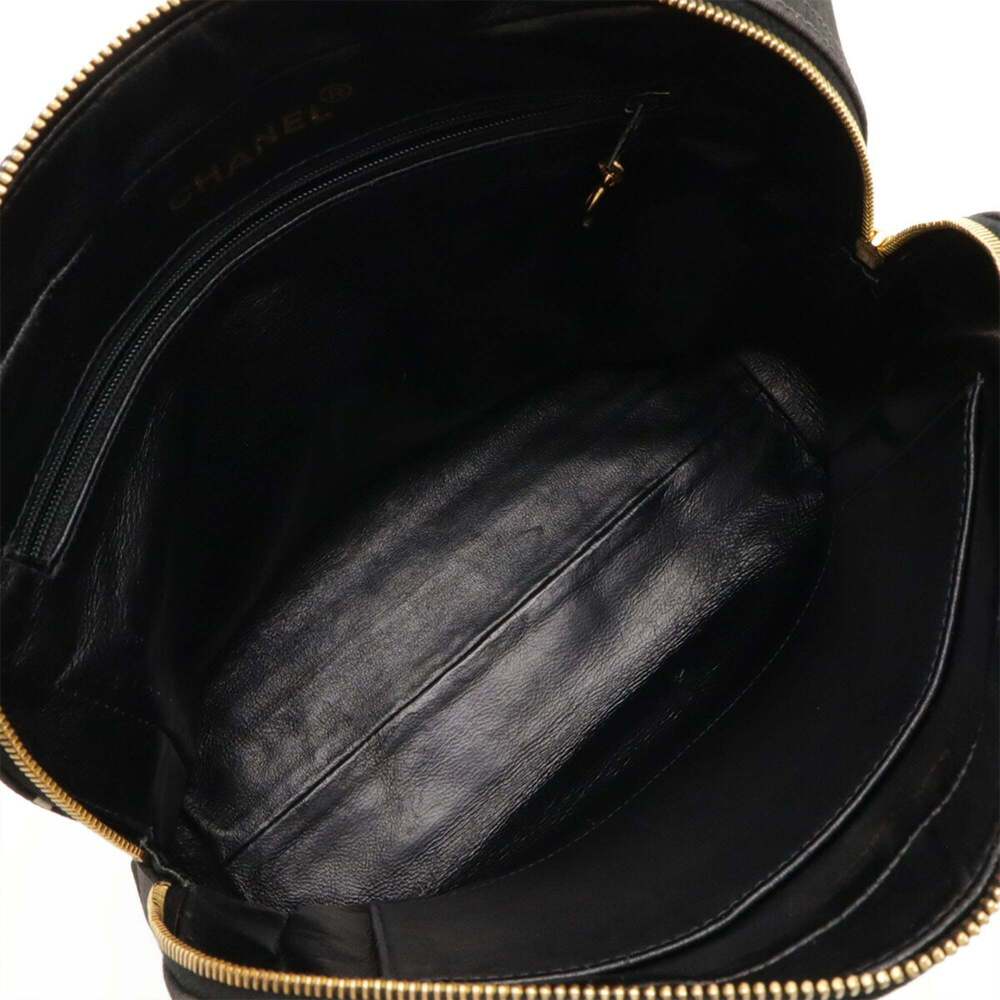 CHANEL Black Canvas Logo Tote Bag - Picture 7 of 9